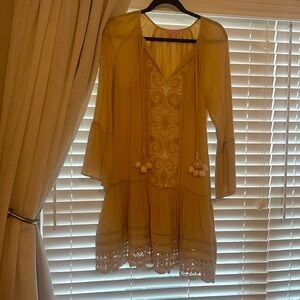 Lilly Pulitzer Tan Dress/Coverup